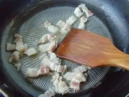 Make Cream fried dry step 2