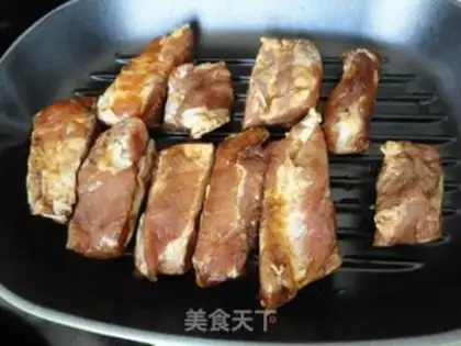 Make Thai roses, roasted ribs step 1