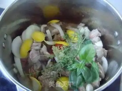 Make Lemon vanilla beef step 5