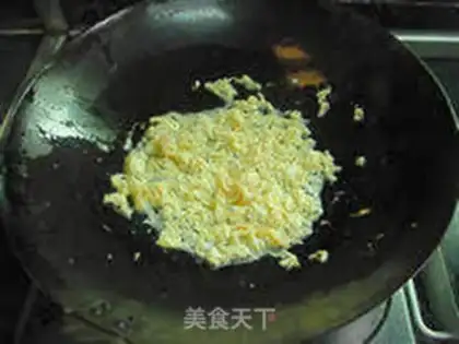 Make Four-coloured fried rice step 3