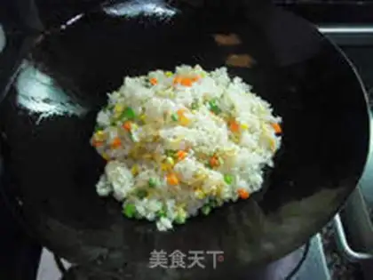 Make Four-coloured fried rice step 7