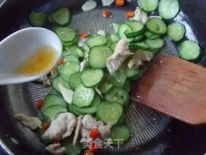 Make cucumber chips step 6