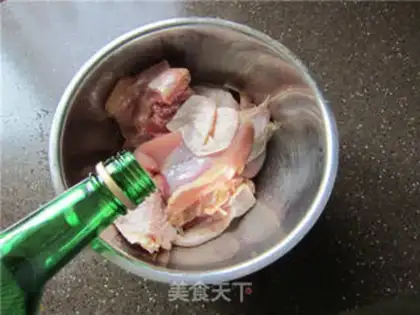 Make Burn chicken legs step 1