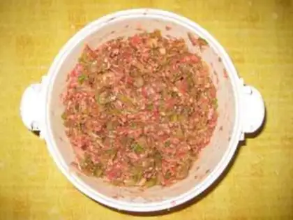 Make Beef celery dumplings step 3