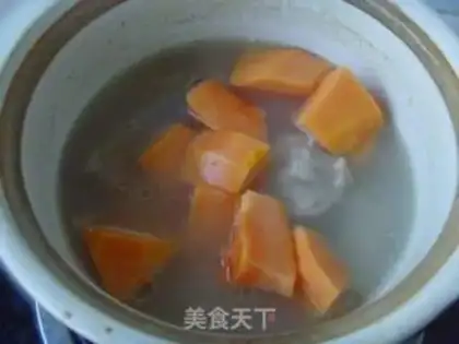 Make Pumpkin chop soup step 3
