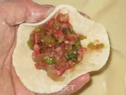 Make Beef celery dumplings step 9