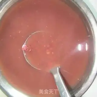 Make Red Bean Popsicle step 4