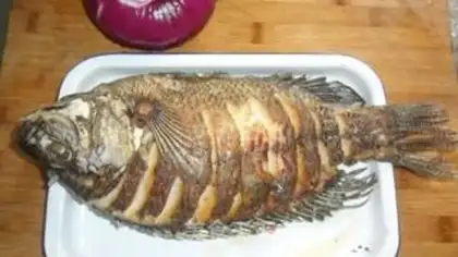 Make A red-burned tilapia step 2