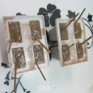 Make Red Bean Popsicle step 6
