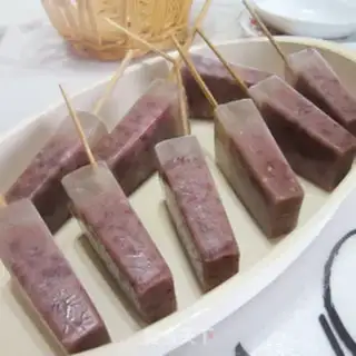 Make Red Bean Popsicle step 7
