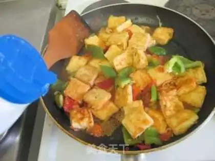 Make Cheese-cream tofu step 13