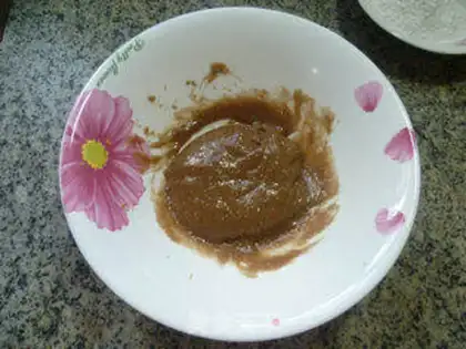 Make Coconut juice round step 1
