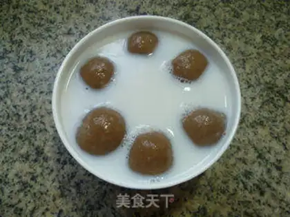 Make Coconut juice round step 7