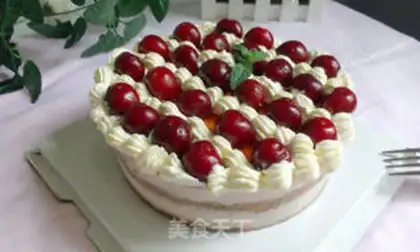 Make Cherry mousse step 9