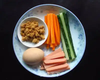 Make The veggies step 0