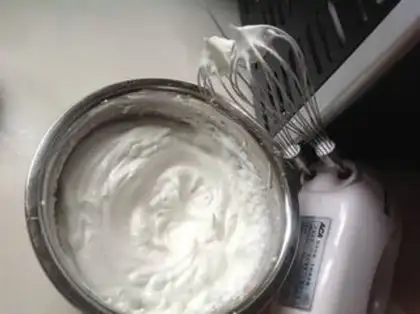 Make Eight inches of cocoa cake step 2