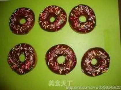 Make Chocolate doughnuts step 18