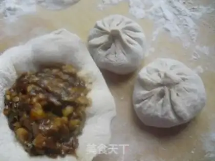 Make Frozen meat buns step 5