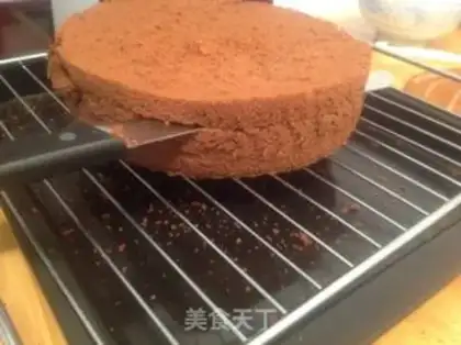 Make Eight inches of cocoa cake step 9