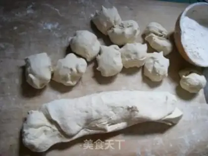 Make Handmade buns step 4