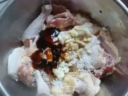 Make A red roasted chicken step 1