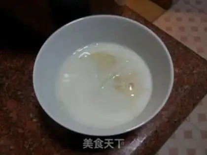 Make Coconut mango mousse step 0