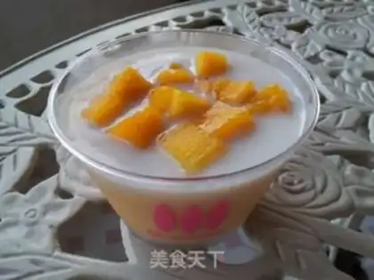 Make Coconut mango mousse step 7
