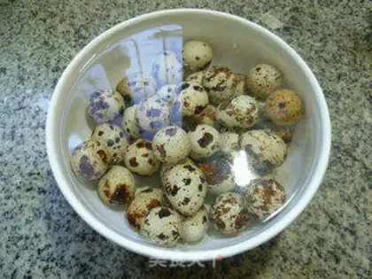 Make Porky ears, quail eggs step 3