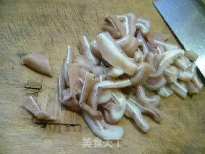 Make Porky ears, quail eggs step 5