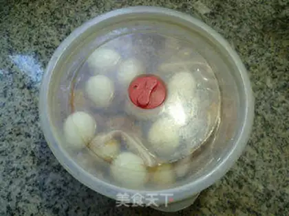 Make Porky ears, quail eggs step 8