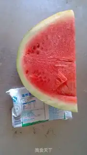 Make Watermelon milk juice step 0