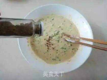 Make Onion eggs oatmeal step 5