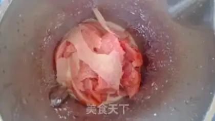 Make Watermelon milk juice step 1