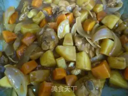 Make Potato curry chicken step 10