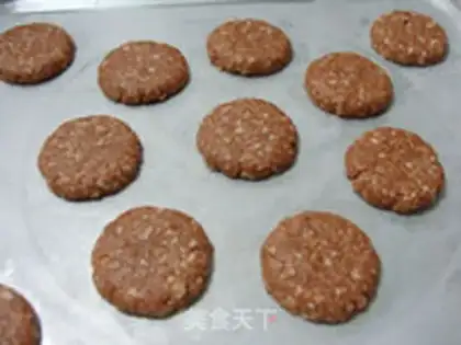 Make Red sugar oats and coconut cookies step 6