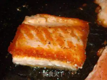 Make Fried salmon with vegetables step 3