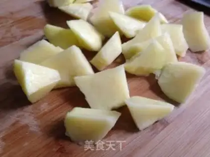Make The silk potatoes step 1