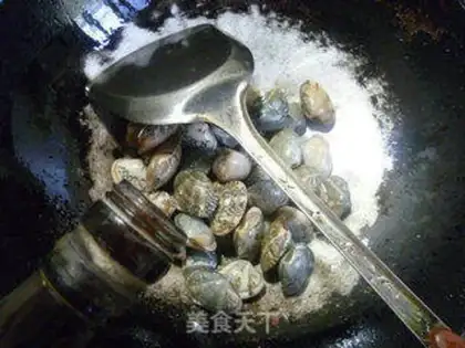Make Curry clams step 4