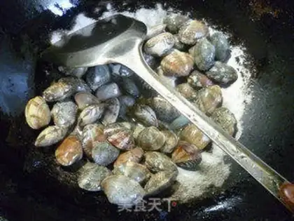 Make Curry clams step 5