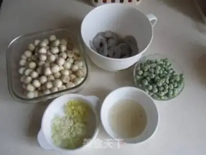Make Shrimp green bean rice step 4