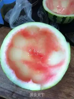 Make The little wood is cold with watermelon skin step 0