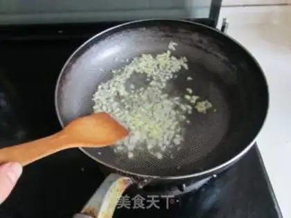 Make Shrimp green bean rice step 7