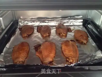 Make Honey-cooked chicken wings step 4