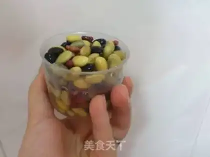 Make Three-colour bean soybean step 1