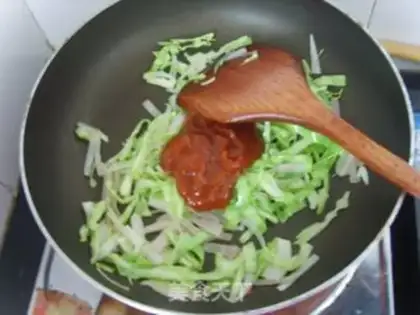 Make Pizza sauce with shell powder step 9