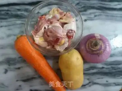 Make Potato curry chicken step 0