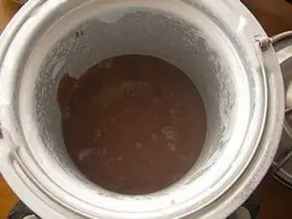 Make Chocolate ice cream step 2