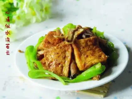 Make Dry pepper tofu step 7