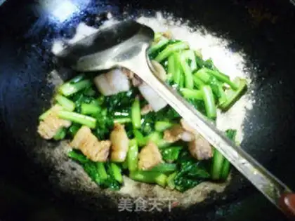 Make Western bacon and vegetables step 7