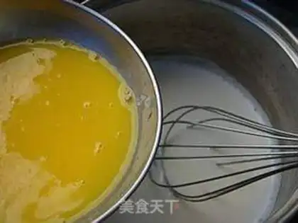 Make Peach ice cream step 1